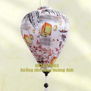 Lồng đèn củ tỏi 3D màu trắng