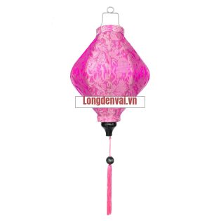 Lồng đèn bánh ú gấm hồng